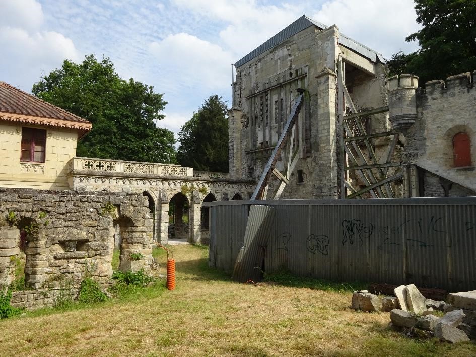 Le site de l'ancienne abbaye de Saint-Maur